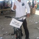 Anggota PWGK-Kresek Raih Doorprize Sepeda pada Jalan Santai HUT Kecamatan Gunung Kaler ke-20