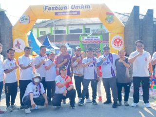 Polisi Pastikan Keamanan Perayaan HUT Gunung Kaler, Jalan Sehat Berlangsung Tertib dan Meriah