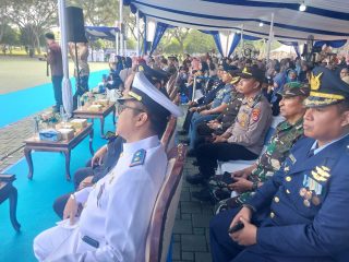 Polsek Mauk Amankan Pelantikan 336 Perwira Transportasi Laut di Politeknik Pelayaran Banten