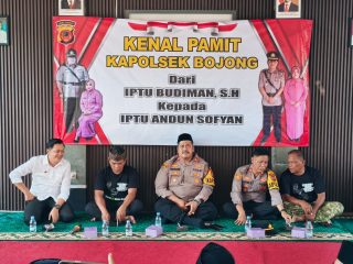 Hangat dan Penuh Haru, Polsek Bojong Gelar Acara Kenal Pamit Kapolsek