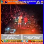 Dahan Patah Timpang Jalan di Cangkringrandu, BPBD Jombang Gerak Cepat Pulihkan Akses