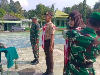 Kodim 0424/Tanggamus Gelar Upacara Pembukaan Latihan Korps Kadet Republik Indonesia (KKRI) Semester II Tahun 2026