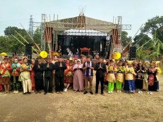 Penampilan seni budaya di Pekan Budaya Rancaekek, Kabupaten Bandung.