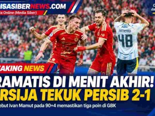 Dramatis di Menit Akhir! Persija Tumbangkan Persib 2-1, Gol Debut Ivan Mamut Bikin GBK Bergemuruh