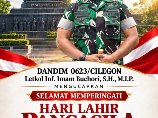 Dandim 0623/Cilegon Beserta Jajaran Ucapkan Selamat Memperingati Hari Kesaktian Pancasila 1 Oktober 2026
