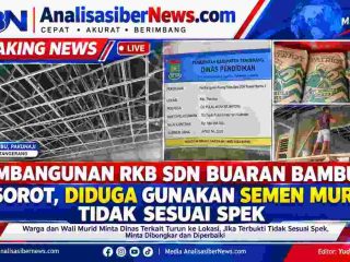Pembangunan RKB SDN Buaran Bambu 2 Disorot, Material Semen Diduga Tidak Sesuai Spesifikasi