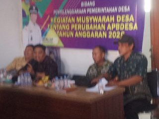 Musrenbangdes,Desa Lemo" Tampung Aspirasi Masyarakat untuk Prioritas Pembangunan Desa