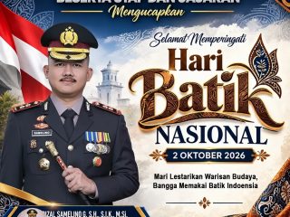 Kapolres Demak Ajak Masyarakat Lestarikan Batik di Hari Batik Nasional 2026
