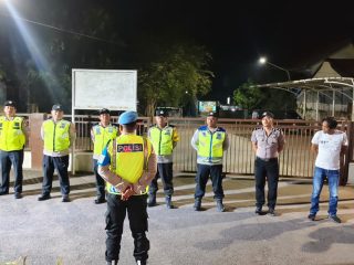 Apel Malam Tiga Pilar Polsek Kresek Dipimpin Aiptu Perovos Arif, Patroli Kamtibmas Ditingkatkan