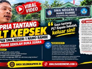 Viral Video Pria Tantang Plt Kepsek SMAN 1 Namo Rambe, Pihak Sekolah Buka Suara