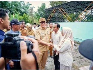 KUNJUNGI HAMPARAN PERAK, BUPATI DELI SERDANG DORONG KOLABORASI PEMBANGUNAN RTLH BERSAMA BAZNAS
