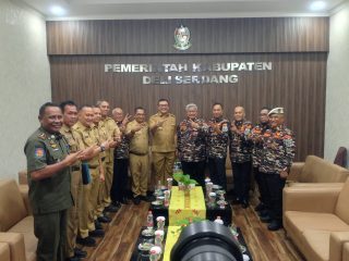 Bupati Deli Serdang Terima Audensi KB-FKPPI Sumut. Upaya Sinergitas Pembinaan Pemuda dan Kamtibmas