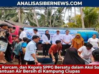 Korwil, Korcam, dan Sejumlah Kepala SPPG Bersatu dalam Aksi Sosial Bantuan Air Bersih di Kampung Ciupas
