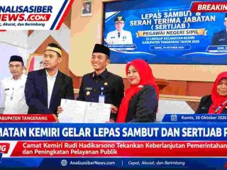 LEPAS SAMBUT DAN SERTIJAB PNS 2026, CAMAT KEMIRI RUDI HADIKARSONO TEKANKAN KEBERLANJUTAN PEMERINTAHAN DAN PENINGKATAN PELAYANAN PUBLIK