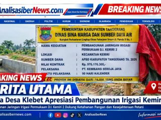 Warga dan Kelompok Tani Desa Klebet Sampaikan Apresiasi atas Pembangunan Jaringan Irigasi Kemiri 2, H. Jamil Dinilai Profesional