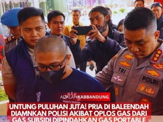 Dugaan Oplos Gas Subsidi ke Gas Portable Terbongkar di Baleendah, Satu Pria Diamankan Polisi